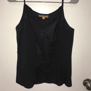 Ellen Tracy Lace Detail Blouse